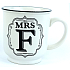 Albi Ceramic plate with Mrs F inscription 320 ml