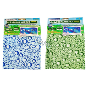 Clanax Bubble Swedish microfiber cloth 40 x 40 cm 250 g 1 piece