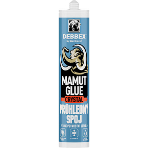 Den Braven Mamut Glue Crystal universal mounting adhesive, transparent, 290 ml
