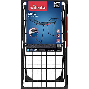 Vileda King clothes dryer black, 20m