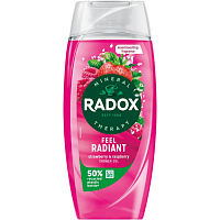 Radox Feel Radiant shower gel for women 225 ml