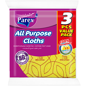 Parex multipurpose universal cloth, 3 pcs