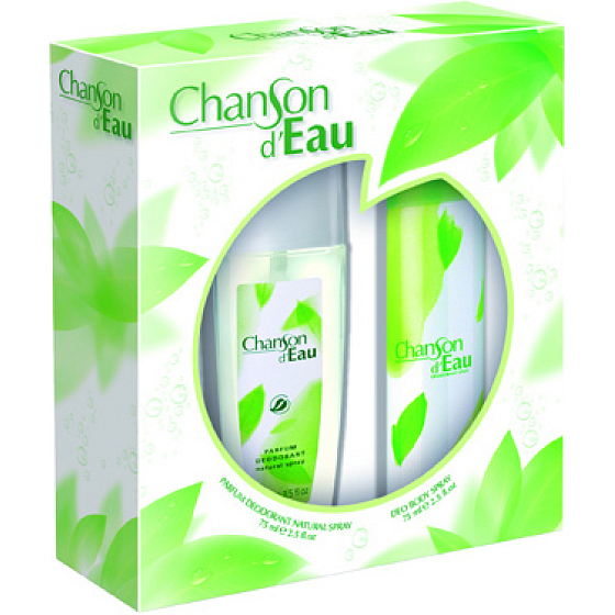 Chanson d Eau Original perfumed deodorant glass for women 75 ml + deodorant spray 75 ml, cosmetic set
