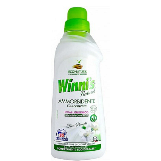 Winnis Eko Ammorbidente hypoallergenic concentrated fabric softener with floral scent 30 doses 750 ml