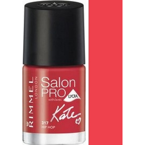 Rimmel London Salon Pro Lycra Nail Polish 317 Hip Hop By Kate 12 ml