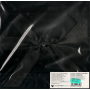 Angel Folding gift box with ribbon black and white ornaments 22 x 22 x 13 cm 1 piece