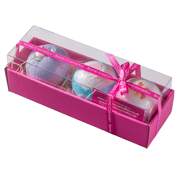 Bomb Cosmetics Premium Bath Blasters ballistic mix 3 x 160 g, cosmetic set