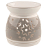 Aromalampa ceramic gray-white with flakes 11.4 cm