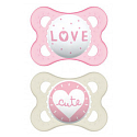 Mam Sayings silicone orthodontic pacifier 0-6 months various designs and colors 1 piece
