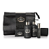 Castelbel Black Edition shower gel 100 ml + eau de toilette 10 ml + body lotion 100 ml + toilet soap 40 g + towel 30 x 32 cm + resealable cover, travel cosmetic set for men