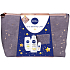 Nivea Q10 Firming Care Q10 + vitamin C firming body lotion 400 ml + Care & Star Fruit shower gel 250 ml + Stress Protect ball antiperspirant 50 ml + bag, cosmetic set