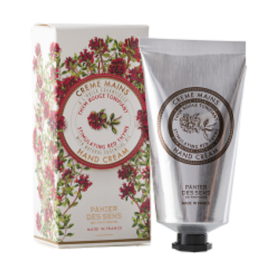 Panier des Sens Red thyme luxury moisturizing hand cream 75 ml