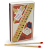 Nekupto Original Matches in Retro Style Paper to Paper, a Ton in a Moment 45 Pieces