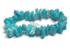 Tyrkenite bracelet elastic chopped natural stone, 19 cm crushed larger pieces, stone of young people, looking for life purpose