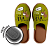 Nekupto Slipper shop Gift slippers size 43-44 I can, what about you? Still in heat 1 pair