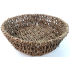 Body Basics Decorative round seaweed basket 23 x 7 cm