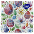 Aha Paper Napkins 3 layers 33 x 33 cm 20 pieces Easter coloured eggs and flowers