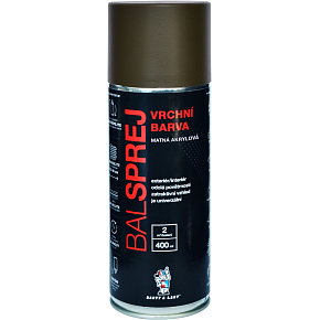 BALSPREJ top universal acrylic spray paint, RAL 6014 olive yellow matte, 400 ml BALSPREJ top universal acrylic spray paint, RAL 6014 olive yellow matte, 400 ml