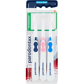 Parodontax Interdental Extra Soft toothbrushes for interproximal care, tripack