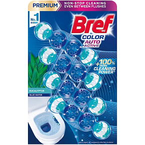 Bref WC block Color Auto Aktiv Eucalyptus 4 x 50 g