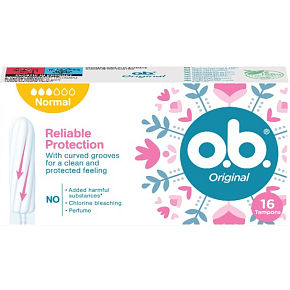 o.b. Original tampons normal, 16 pcs