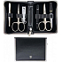 Kellermann 3 Swords Luxury manicure 6 pieces Articial Leather Black made of high quality artificial leather Black 5217 PN