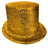 Carnival top hat 25 cm gold