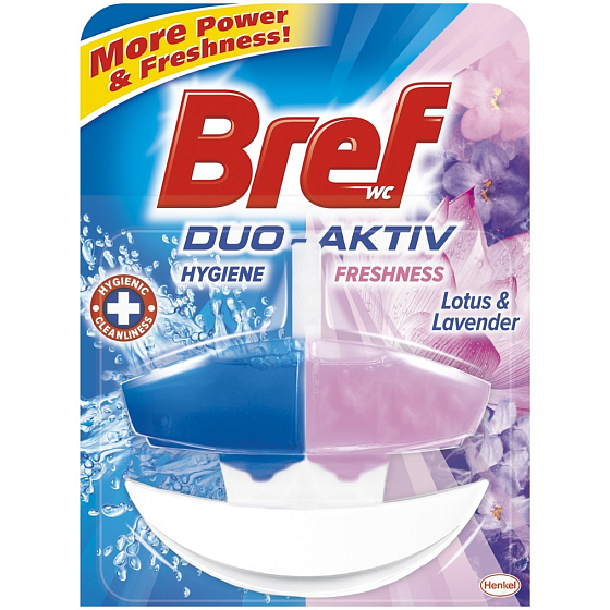 Bref Duo Aktiv Lotus & Lavender liquid toilet block complete 50 ml