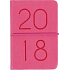 Albi Diary 2018 mini Pink with rubber band 7,5 cm × 11 cm × 1,1 cm