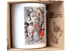 Bohemia Gifts Ceramic mug with a picture of a snowman 350 ml