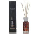 Millefiori Milano Natural Sandalo Bergamotto - Sandalwood and Bergamot Diffuser 100 ml + 7 stalks 25 cm long for smaller spaces lasts 5-6 weeks