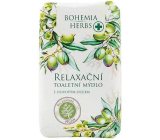 Bohemia Gifts Olive Oil, Glycerin, and Citrus Extract Relaxing Toilet Soap 100 g