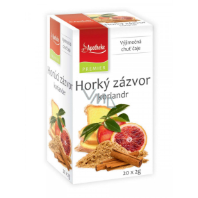 Apotheke Natur Hot ginger and coriander herbal tea helps digestion, breathing and well-being 20 x 2 g