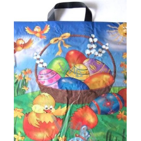 Press Plastic bag 45 x 50 cm with handle Easter Chicks and eggs 1 piece