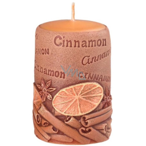 Emocio Cinnamon Cinnamon scented candle cylinder 50 x 80 mm