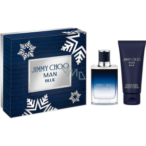 Jimmy Choo Man Blue eau de toilette 50 ml + shower gel 100 ml, gift set