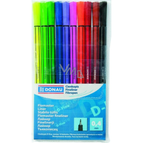 Donau D-Fine marker set 0.4 mm, case, 10 colors
