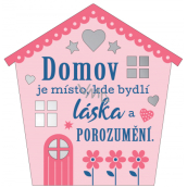 Albi Hanging plaque house Home 9 x 10 cm
