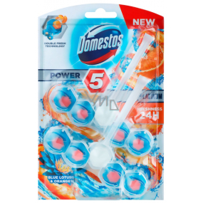 Domestos Power 5 Platinum Blue Lotus & Orange WC pad 2 x 55 g