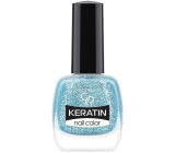 Golden Rose Keratin Nail Color Glitter Nail Lacquer 411 10,5 ml