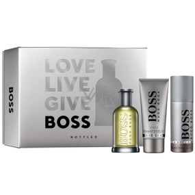 Hugo Boss No.6 Bottled eau de toilette 100 ml + shower gel 100 ml + deodorant spray 150 ml, gift set for men