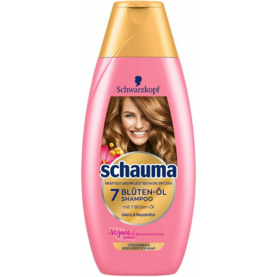 Schauma 7 Blossom Oil regenerating shampoo for dry and exhausted hair 350 ml