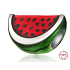 Charm Sterling silver 925 Watermelon, bead for bracelet, food