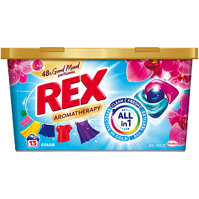 REX Laundry Capsules Aromatherapy Orchid Color 13 washes, 156g