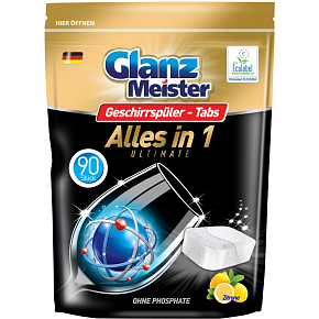 Glanz Meister dishwasher tablets All in 1 – 90 pcs