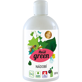 Real Green Clean Dishwashing Liquid, 500 g