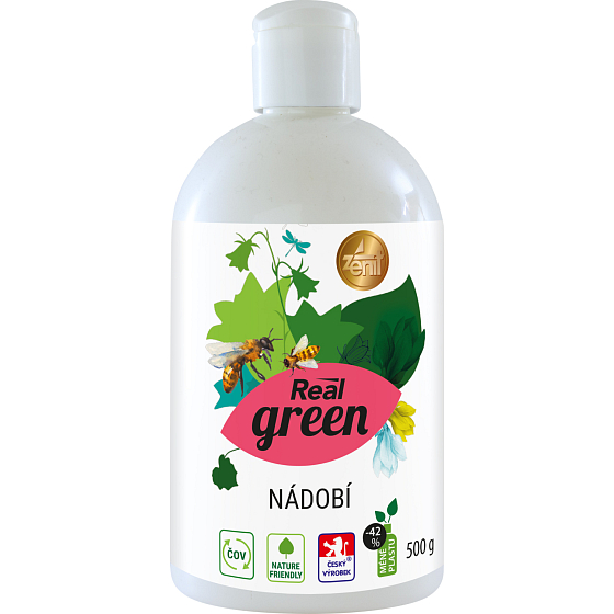 Real Green Clean Dishwashing Liquid, 500 g