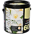 REMAL Vinyl Color mat washable wall paint, 600 vanilla yellow, 3.2 kg