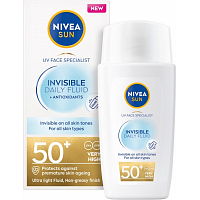 Nivea Sun Invisible Daily Fluid SPF 50 Face Cream 40 ml