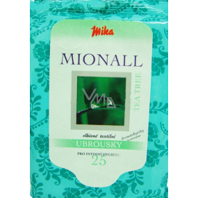 Mika Mionall Tea Tree wet wipes for intimate hygiene 25 pieces